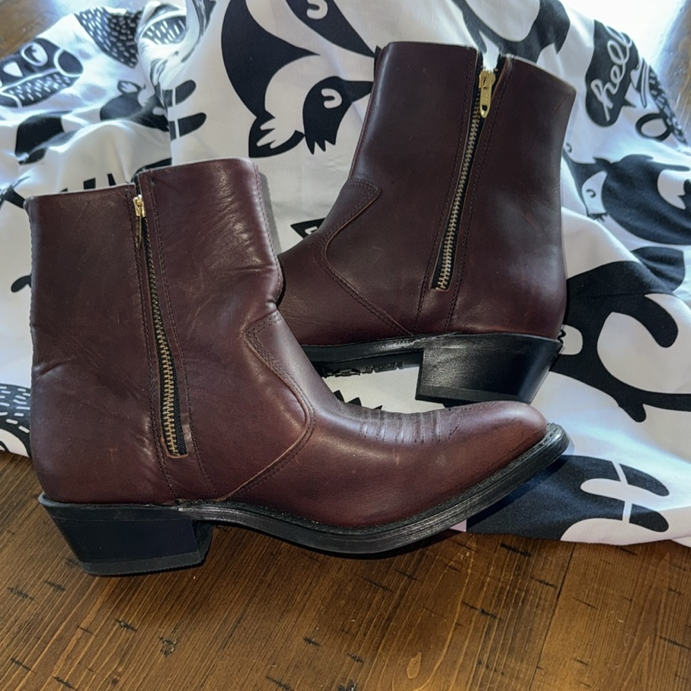 Men’s Double H western zipper size 9.5D - Picture 7 of 8